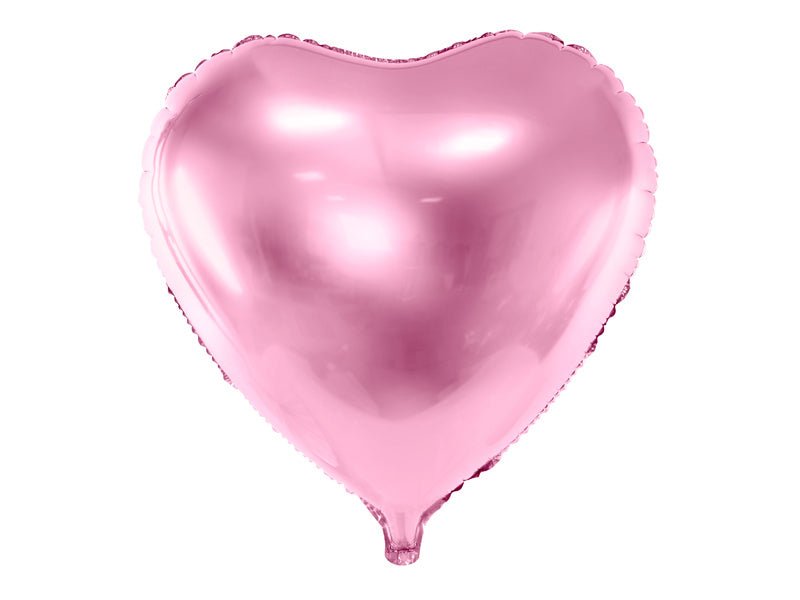 Helium Ballon Hart Lichtroze Leeg 45cm van Partydeco koop je bij Partywinkel