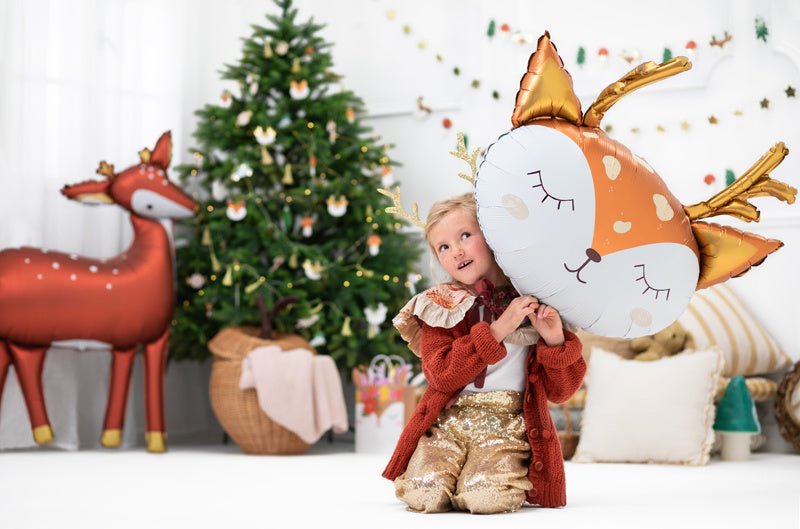 Helium Ballon Hert Leeg 73cm van Partydeco koop je bij Partywinkel