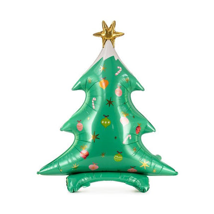 Helium Ballon Kerstboom Leeg 94cm van Partydeco koop je bij Partywinkel