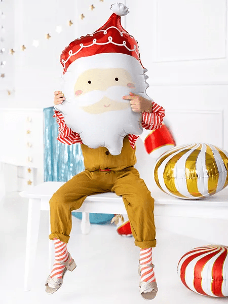 Helium Ballon Kerstman Leeg 70cm van Partydeco koop je bij Partywinkel