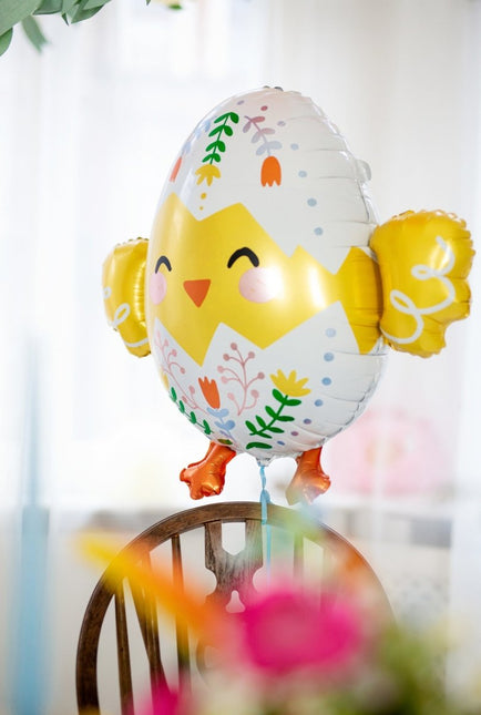 Helium Ballon Kip Leeg 57cm van Partydeco koop je bij Partywinkel