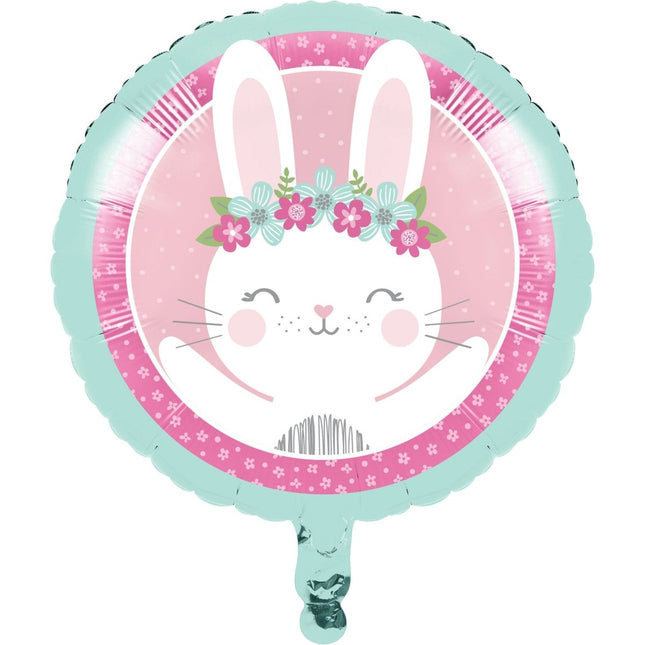 Helium Ballon Konijn Leeg 45cm van Creative Converting koop je bij Partywinkel