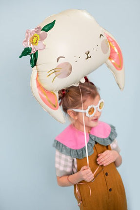 Helium Ballon Konijn Leeg 65cm van Partydeco koop je bij Partywinkel