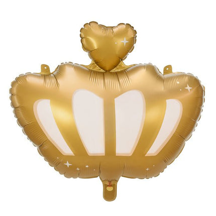 Helium Ballon Kroon Leeg 52cm van Partydeco koop je bij Partywinkel
