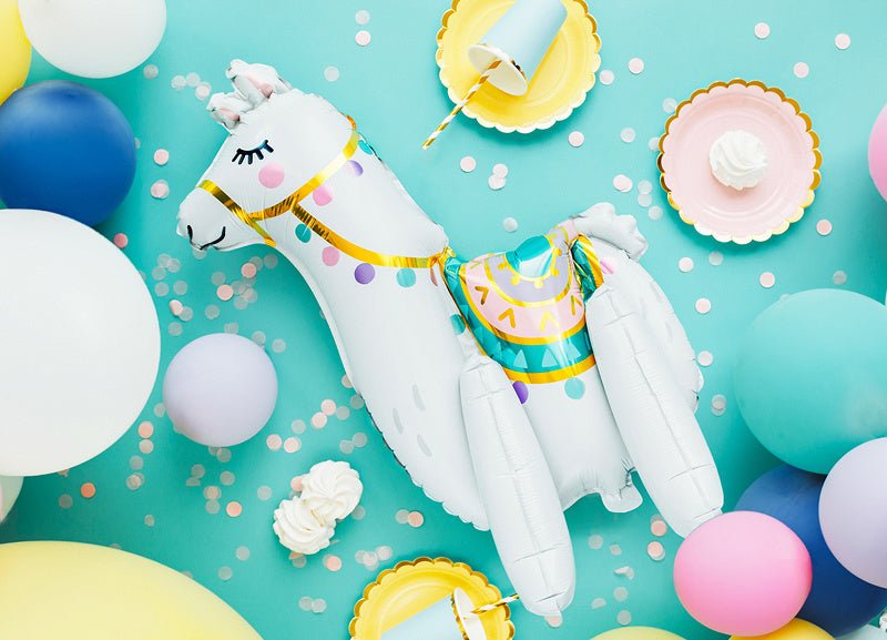 Helium Ballon Lama Leeg 61cm van Partydeco koop je bij Partywinkel