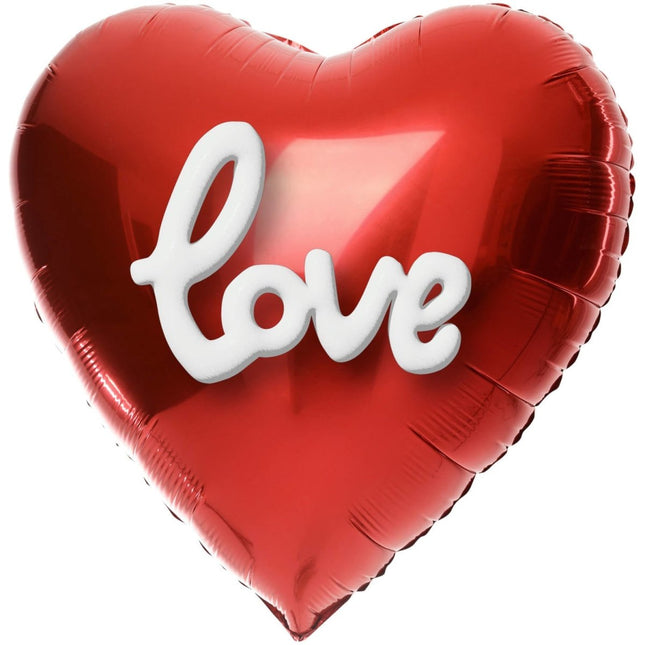 Helium Ballon Love 3D 56cm van Folat koop je bij Partywinkel