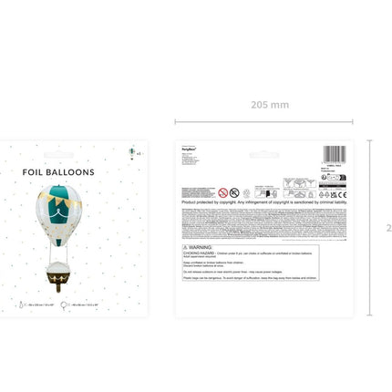 Helium Ballon Luchtballon Leeg 86ccm van Partydeco koop je bij Partywinkel