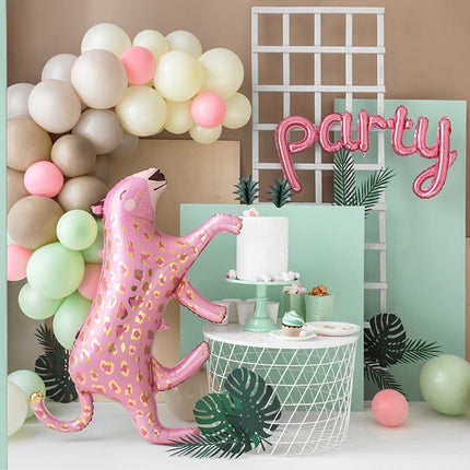 Helium Ballon Luipaard Leeg 1,14m van Partydeco koop je bij Partywinkel