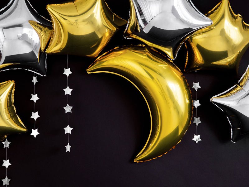 Helium Ballon Maan Leeg 60cm van Partydeco koop je bij Partywinkel