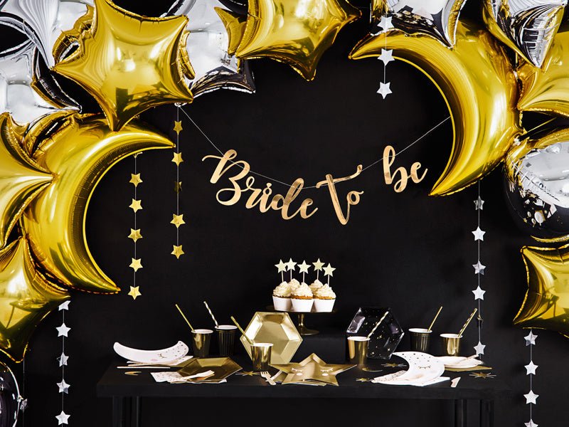 Helium Ballon Maan Leeg 60cm van Partydeco koop je bij Partywinkel