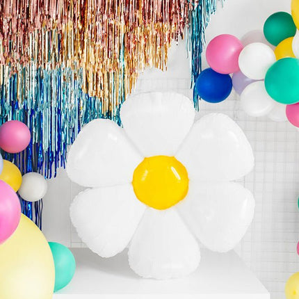 Helium Ballon Madeliefje Leeg 1,03m van Partydeco koop je bij Partywinkel