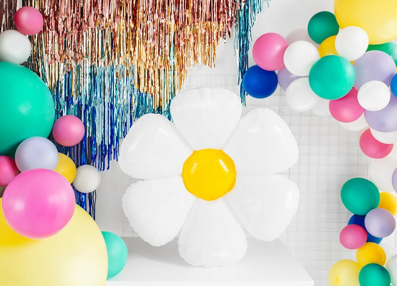 Helium Ballon Madeliefje Leeg 1,03m van Partydeco koop je bij Partywinkel