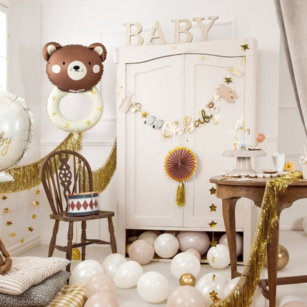 Helium Ballon Oh Baby Leeg 53cm van Partydeco koop je bij Partywinkel