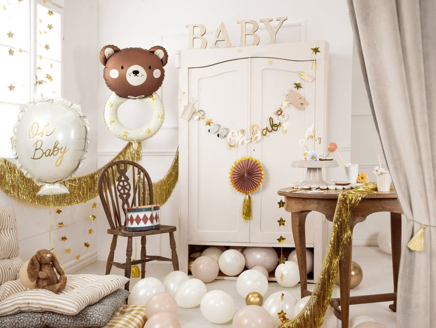 Helium Ballon Oh Baby Leeg 53cm van Partydeco koop je bij Partywinkel