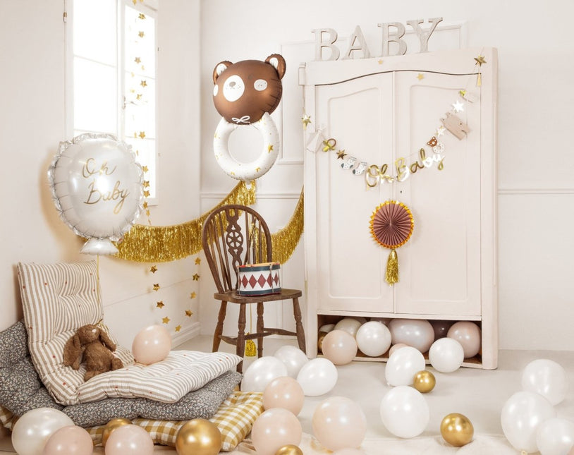 Helium Ballon Oh Baby Leeg 53cm van Partydeco koop je bij Partywinkel