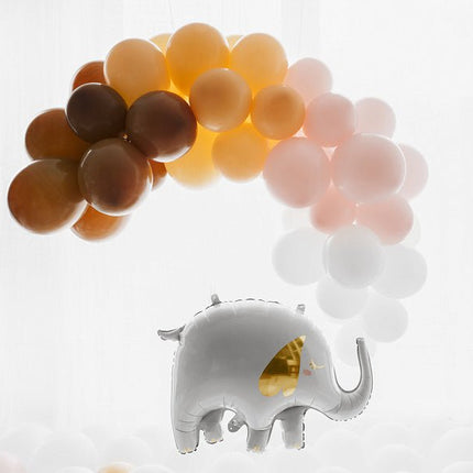 Helium Ballon Olifant Leeg 83cm van Partydeco koop je bij Partywinkel
