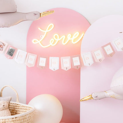 Helium Ballon Ooievaar Leeg 1m van Partydeco koop je bij Partywinkel
