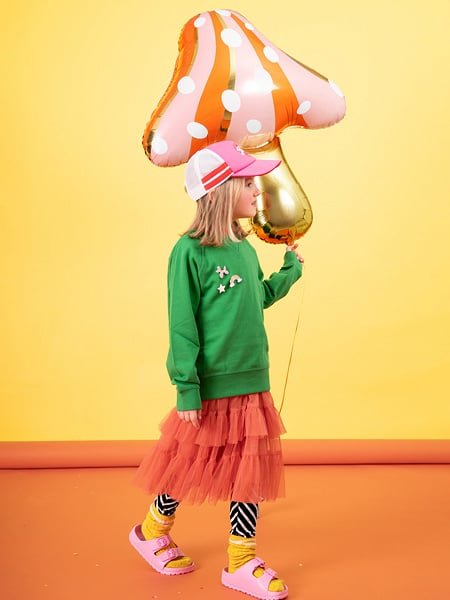 Helium Ballon Paddenstoel Leeg 75cm van Partydeco koop je bij Partywinkel