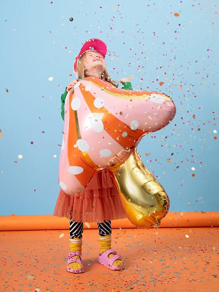 Helium Ballon Paddenstoel Leeg 75cm van Partydeco koop je bij Partywinkel