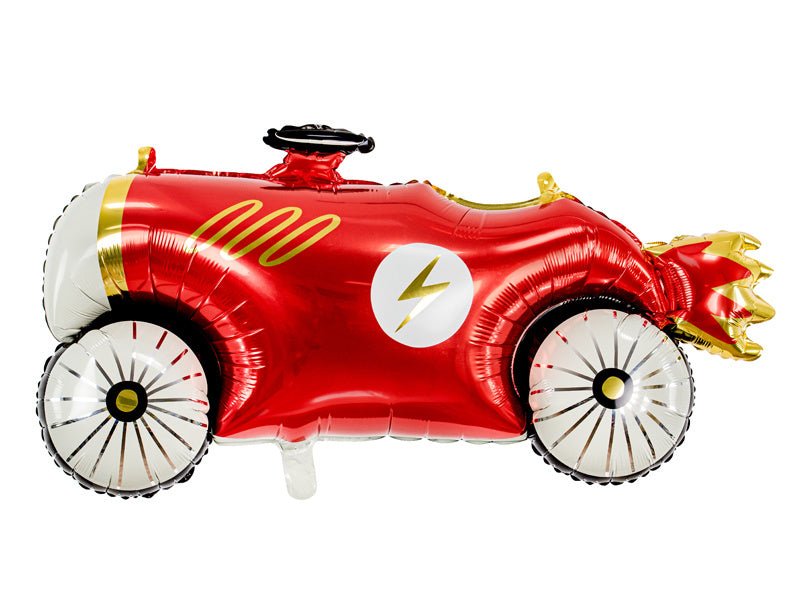 Helium Ballon Race Auto Leeg 1,11m van Partydeco koop je bij Partywinkel