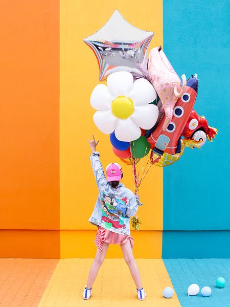 Helium Ballon Raket Leeg 1,15m van Partydeco koop je bij Partywinkel