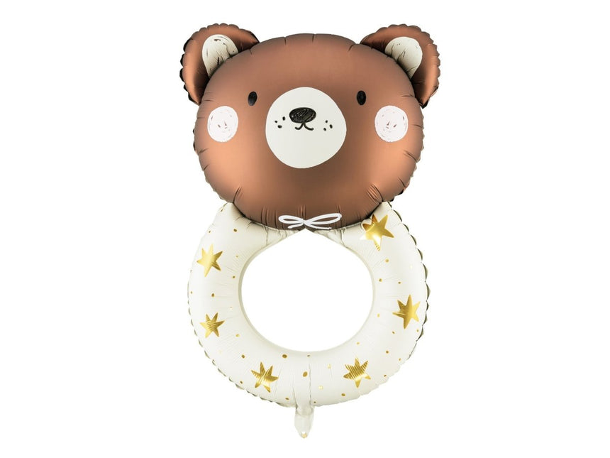 Helium Ballon Rammelaar Beer Leeg 67cm van Partydeco koop je bij Partywinkel