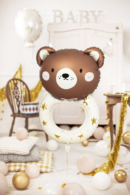 Helium Ballon Rammelaar Beer Leeg 67cm van Partydeco koop je bij Partywinkel