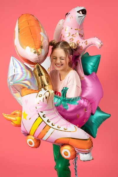 Helium Ballon Rolschaatsen Leeg 74cm van Partydeco koop je bij Partywinkel