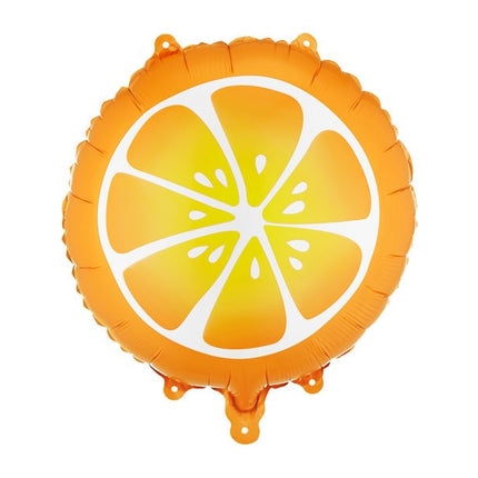 Helium Ballon Sinaasappel 35cm Leeg van Partydeco koop je bij Partywinkel