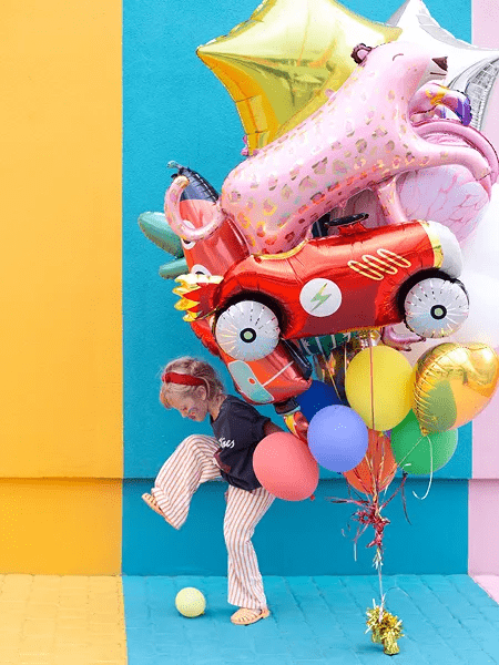 Helium Ballon Ster Goud Leeg 70cm van Partydeco koop je bij Partywinkel