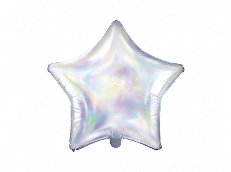 Helium Ballon Ster Parelmoer 48cm leeg van Partydeco koop je bij Partywinkel