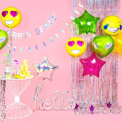 Helium Ballon Ster Parelmoer 48cm leeg van Partydeco koop je bij Partywinkel