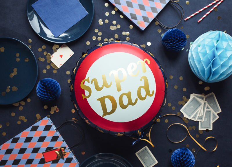 Helium Ballon Super Dad Leeg 45cm van Partydeco koop je bij Partywinkel