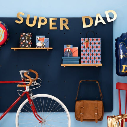 Helium Ballon Super Dad Leeg 45cm van Partydeco koop je bij Partywinkel