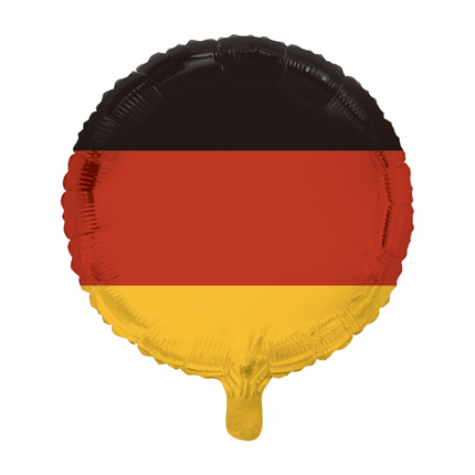 Helium Ballon Vlag Duitsland 45cm leeg van WeFiesta koop je bij Partywinkel