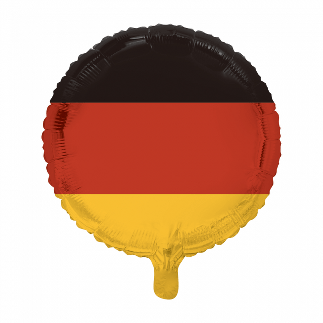Helium Ballon Vlag Duitsland 45cm leeg van WeFiesta koop je bij Partywinkel