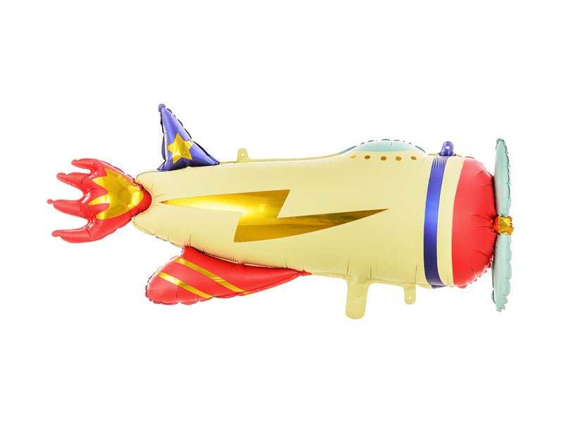Helium Ballon Vliegtuig Leeg 91cm van Partydeco koop je bij Partywinkel