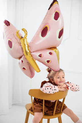 Helium Ballon Vlinder Leeg 1,2m van Partydeco koop je bij Partywinkel