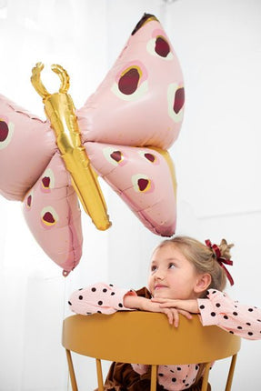 Helium Ballon Vlinder Leeg 1,2m van Partydeco koop je bij Partywinkel