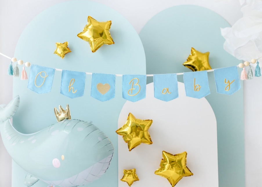 Helium Ballon Walvis Leeg 78cm van Partydeco koop je bij Partywinkel