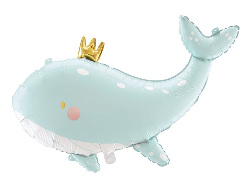 Helium Ballon Walvis Leeg 78cm van Partydeco koop je bij Partywinkel
