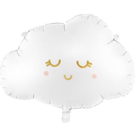 Helium Ballon Wolk Leeg 51cm van Partydeco koop je bij Partywinkel