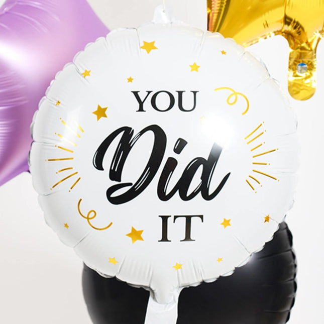 Helium Ballon You Did It Leeg 45cm van Folat koop je bij Partywinkel