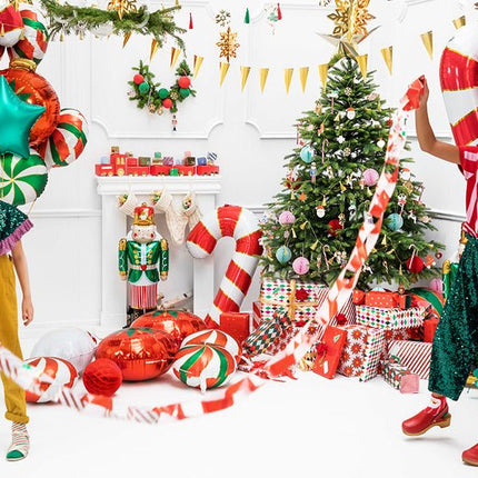 Helium Ballon Zuurstok Rood Leeg 82cm van Partydeco koop je bij Partywinkel