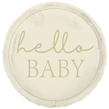 Hello Baby Helium Ballon Nude 45cm van Unique koop je bij Partywinkel