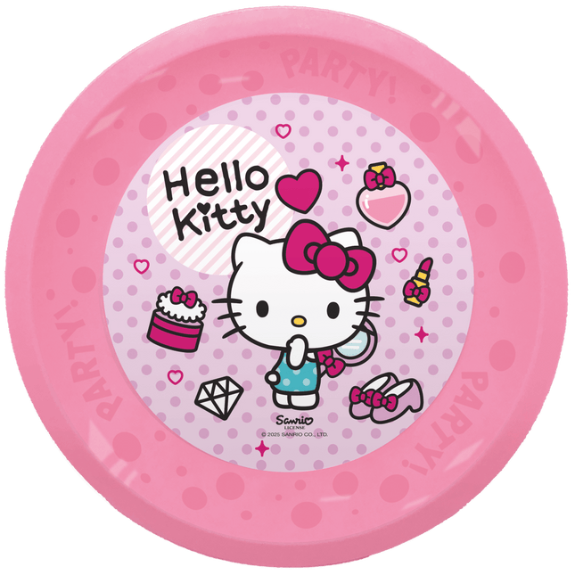 Hello Kitty Borden 21cm 4st van Procos koop je bij Partywinkel