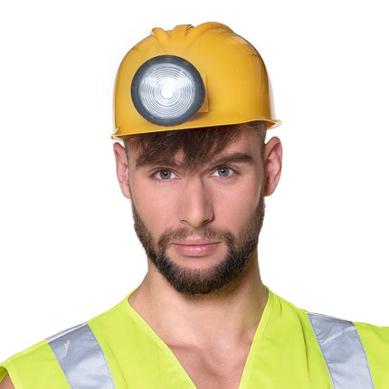 Helm Bouwvakker Licht Verstelbaar van Boland koop je bij Partywinkel