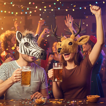 Hert Masker Bruin van Boland koop je bij Partywinkel