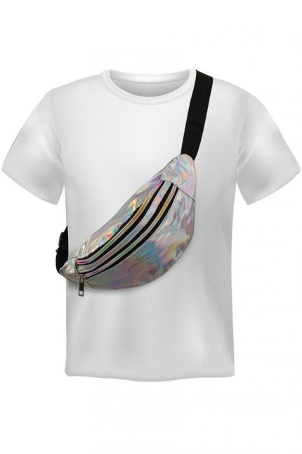 Heuptasje Holografisch Zilver van PartyXplosion koop je bij Partywinkel