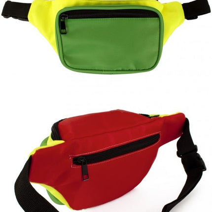 Heuptasje Rood/Geel/Groen van PartyXplosion koop je bij Partywinkel